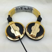 DJ headphones big fone de ouvido noise isolating ecouteur professional monitoring casque audio golden oordopjes wired headset