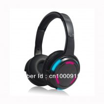 Free shipping!! DJ silent disco stereo wireless headphone headset RF989 with Led flashing