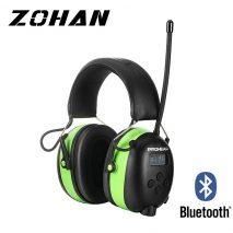 Radio Hearing Protection electronic earmuffs AM/FM 5.0 Bluetooth headphones for Mowing Safety Ear muffs 2000mAh Lithium Battery