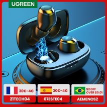 UGREEN HiTune TWS Headphones Wireless Bluetooth Earphones aptX with Qualcomm Chip True Wireless Stereo Earbuds Headset Headphone