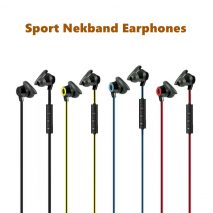 Wireless Bluetooth Sport Gym Headphones Earphones Nekband Earbuds Srong Bass MIC Magnetische Running Headset Noise Cancelling